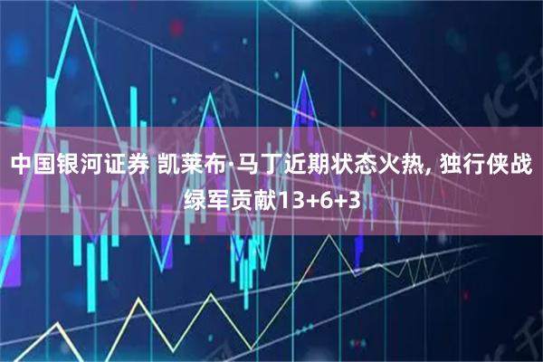 中国银河证券 凯莱布·马丁近期状态火热, 独行侠战绿军贡献13+6+3